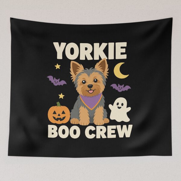 Item preview, Yorkie Boo Crew Halloween Design for Yorkshire Terrier Owners designed and sold by DreamLayerStudio.