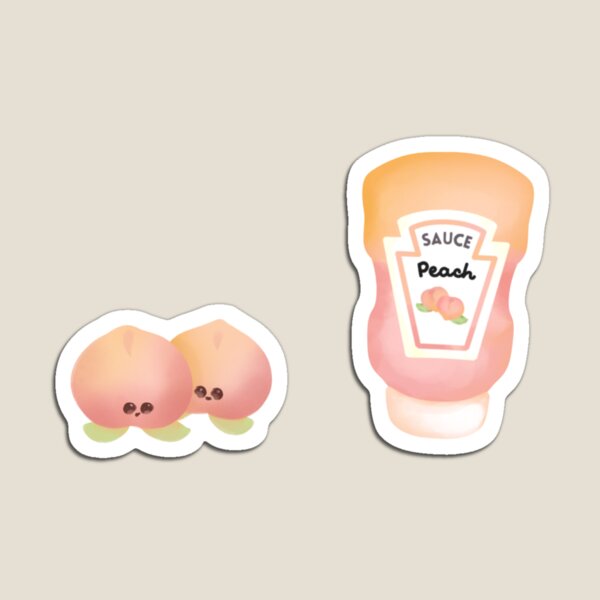 Item preview, Peach sauce little peach designed and sold by saucissetree.
