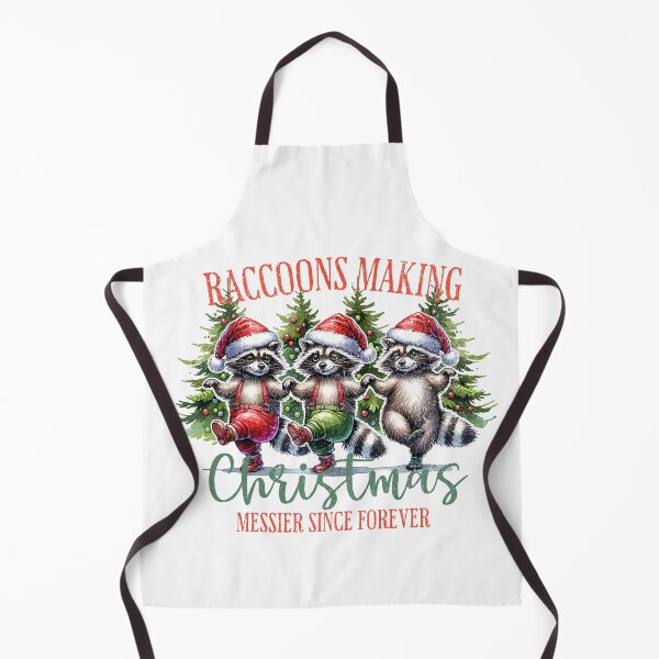 Item preview, Raccoon Christmas Making the Holidays Messier Funny Design designed and sold by FuzionRaptor.