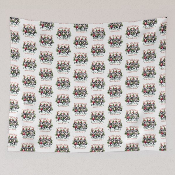 Item preview, Raccoon Christmas Making the Holidays Messier Funny Design designed and sold by FuzionRaptor.