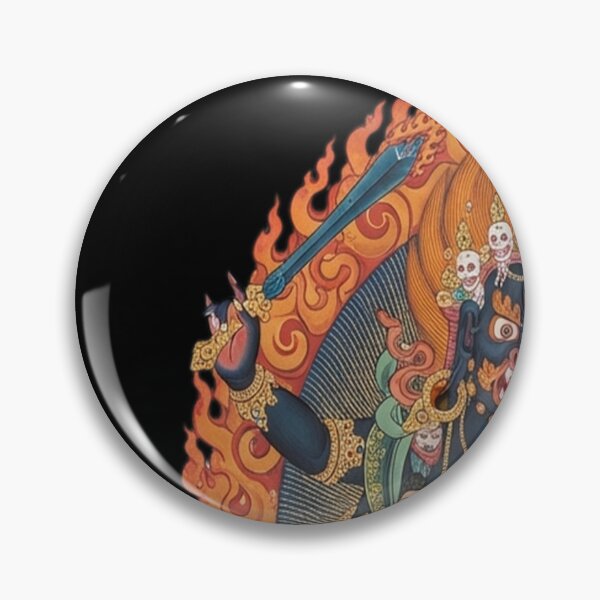 Item preview, Buddhist Painting, Six-Armed Mahakala (Restored Tibetan Artwork) designed and sold by karybaquetu10.