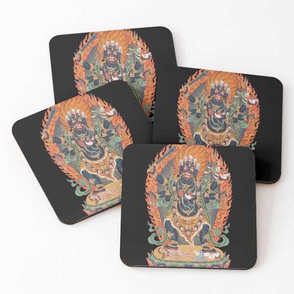 Artikelvorschau, Buddhistisches Gemälde, sechsarmiger Mahakala (Restauriertes tibetisches Kunstwerk) entworfen und verkauft von karybaquetu10.