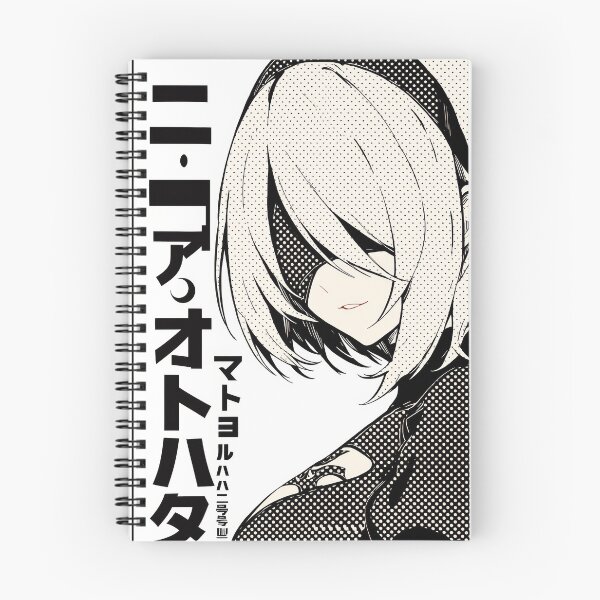 Item preview, 2B Duotone Simple White  designed and sold by AnimeArsenalPrints.