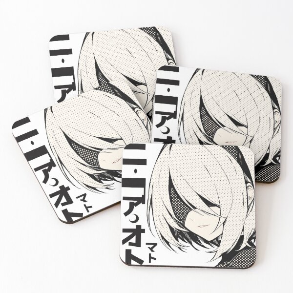 Item preview, 2B Duotone Simple White  designed and sold by AnimeArsenalPrints.