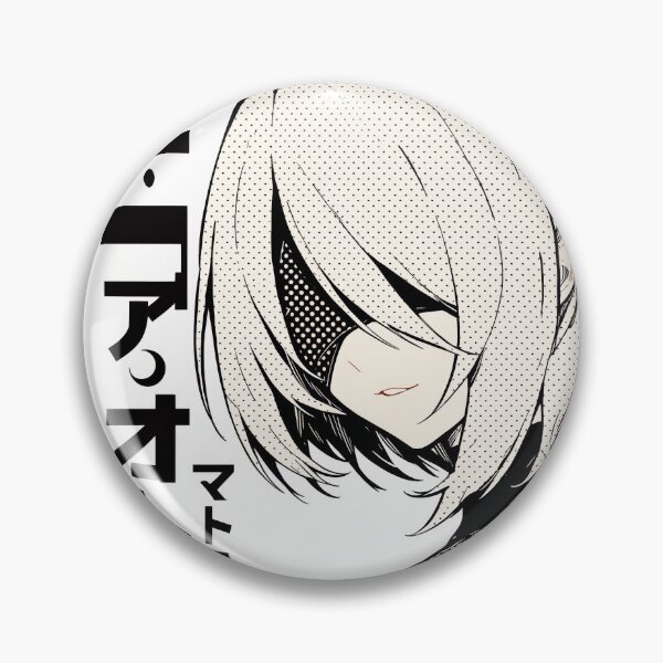 Item preview, 2B Duotone Simple White  designed and sold by AnimeArsenalPrints.