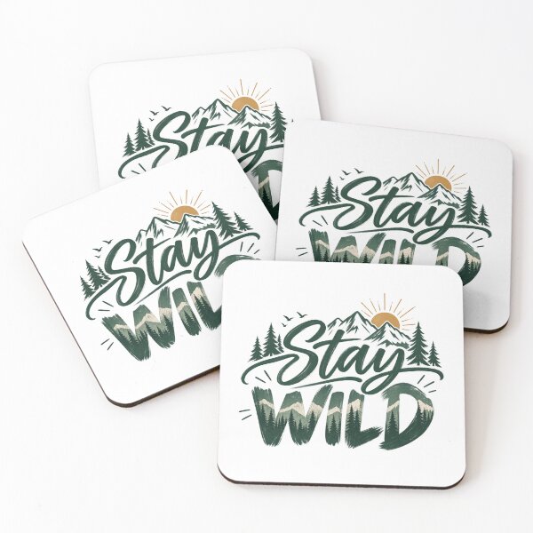 Item preview, Stay Wild Mountain Adventure Vintage Outdoor Nature Graphic Tee designed and sold by TM DESIGNS AND MORE.