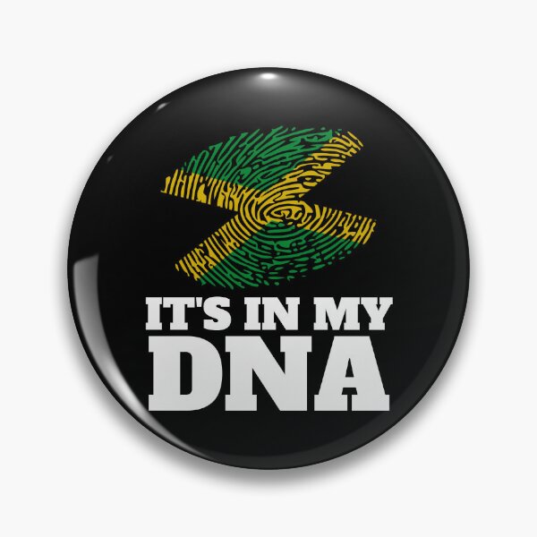 Item preview, It's in My DNA Jamaican Fingerprint designed and sold by RastaColors.