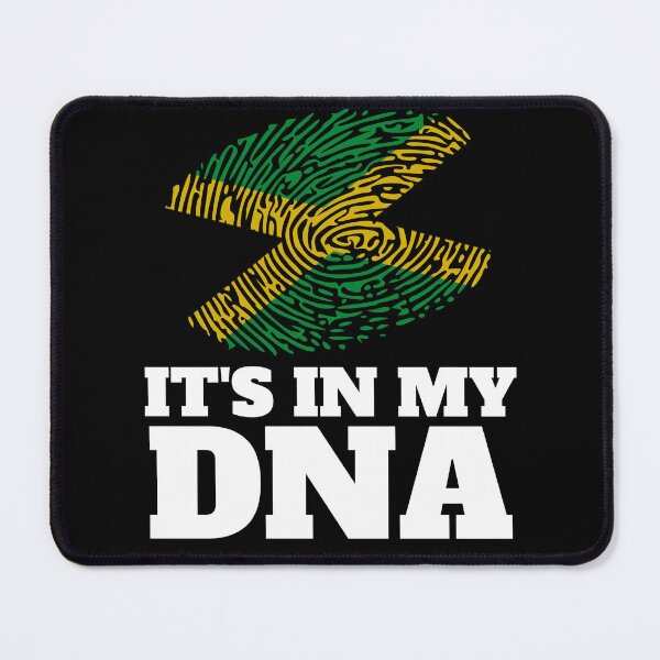 Item preview, It's in My DNA Jamaican Fingerprint designed and sold by RastaColors.