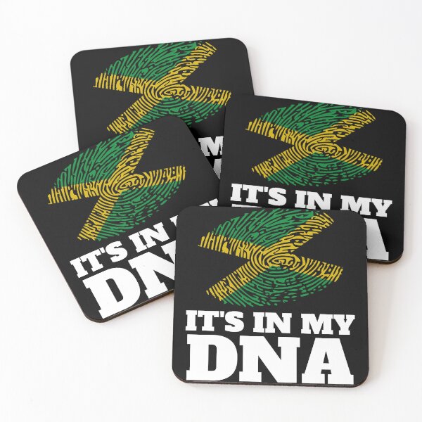 Item preview, It's in My DNA Jamaican Fingerprint designed and sold by RastaColors.