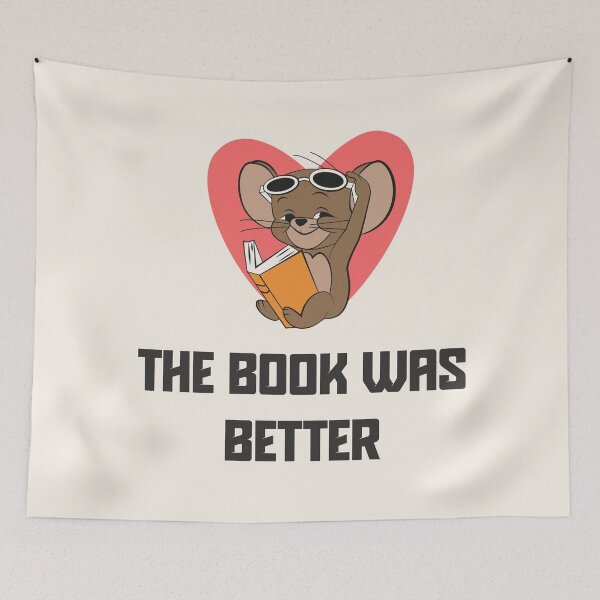 Item preview, The Book Was Better Illustration designed and sold by beboplab.