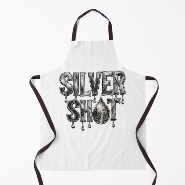 Item preview, Silver Shot- Dripping Metallic Typography with Hidden Landscape designed and sold by LC&LCPlatform.