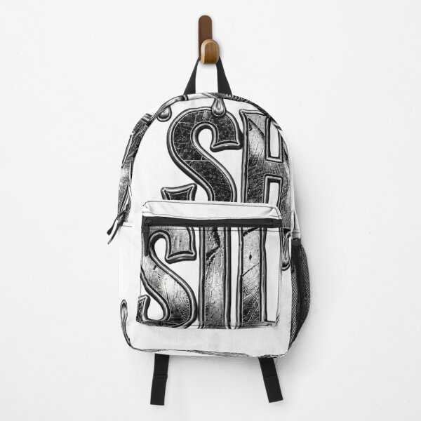 Item preview, Silver Shot- Dripping Metallic Typography with Hidden Landscape designed and sold by LC&LCPlatform.