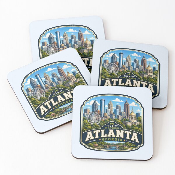 Item preview, Atlanta, Georgia - City in a Forest designed and sold by Myra365Art.