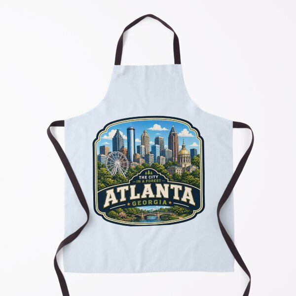 Item preview, Atlanta, Georgia - City in a Forest designed and sold by Myra365Art.