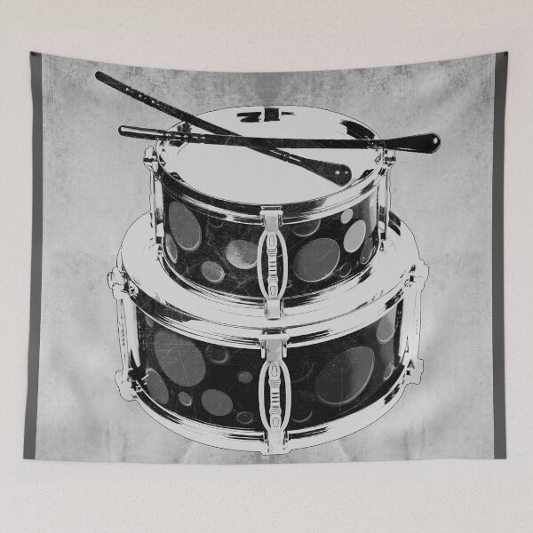 Item preview, Retro Polka Dot Toy Drum Set Drumsticks designed and sold by Ghoul Enterprises.