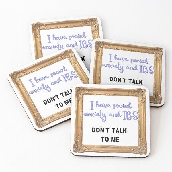 Item preview, Social Anxiety and IBS (the works) designed and sold by bernbbbern.