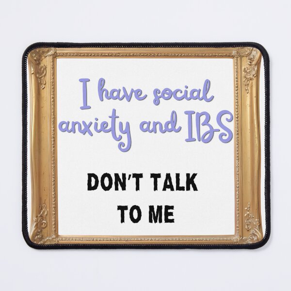 Item preview, Social Anxiety and IBS (the works) designed and sold by bernbbbern.