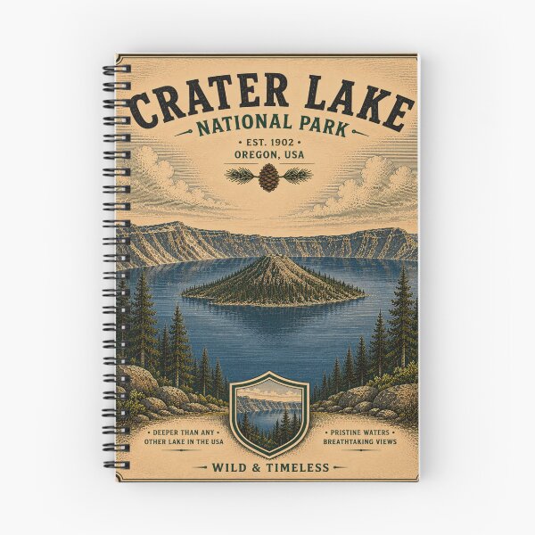 Item preview, Crater Lake Oregon National Park Adventure USA designed and sold by T-Motive.