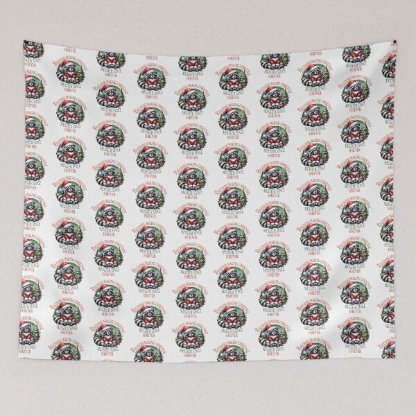 Item preview, Raccoon Christmas Making the Holidays Messier Funny Design designed and sold by FuzionRaptor.