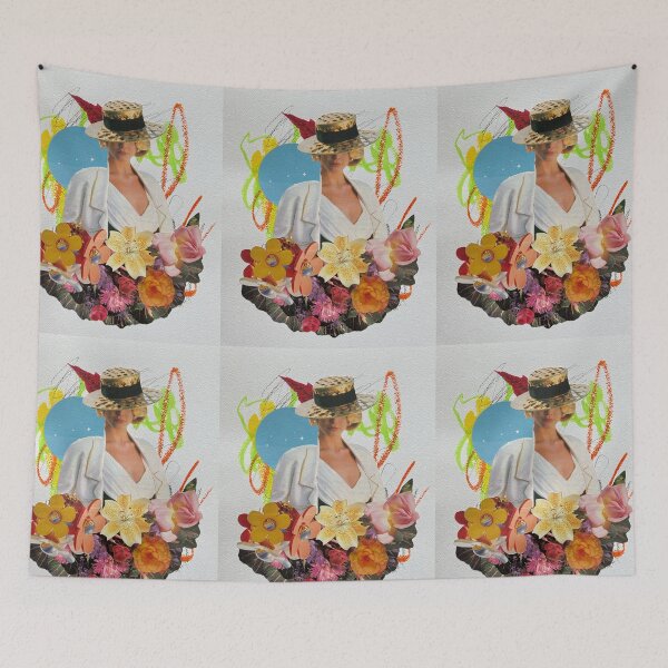 Item preview, Woman in Hat with Floral Motif designed and sold by veraD58.
