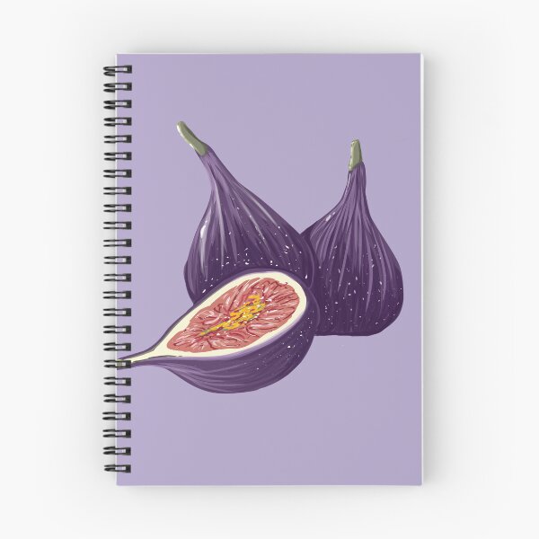 Item preview, Fig fruits on a white background with one fig cut in half showing the inside designed and sold by SpaceartLilu.