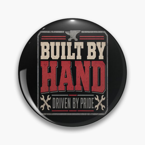Item preview, Built By Hand Driven By Pride Auto Worker designed and sold by SquatchPrintsCo.