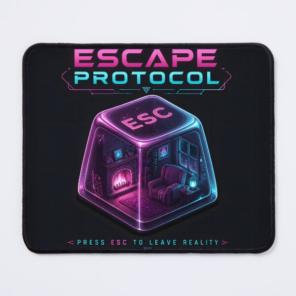 Item preview, Escape Protocol Artisan Keycap Mechanical Keyboard designed and sold by ThirdShiftLab.