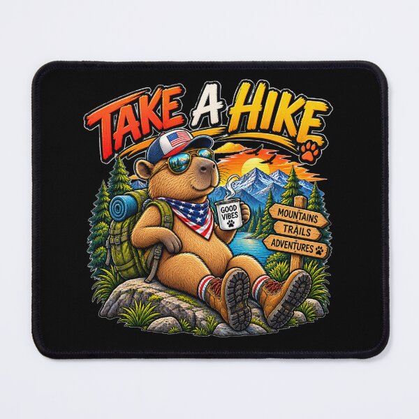 Item preview, Take a Hike Capybara – Funny Hiking & Outdoor Adventure Design designed and sold by HubCreates.
