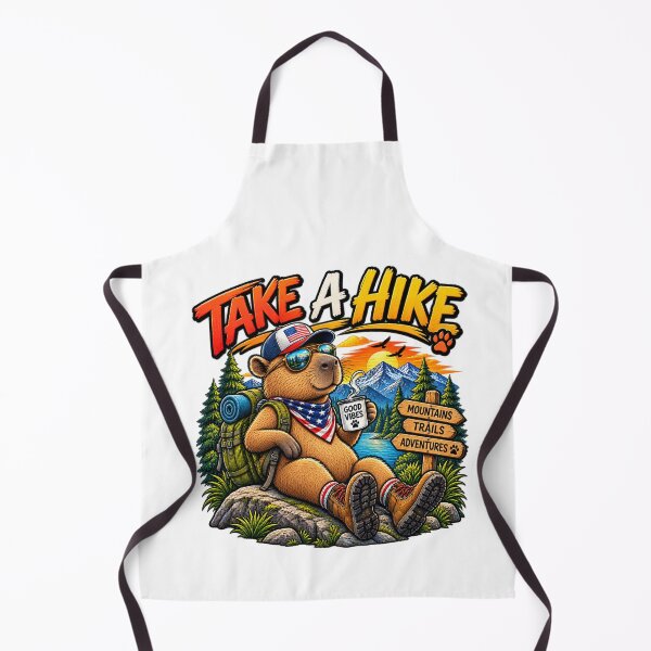 Item preview, Take a Hike Capybara – Funny Hiking & Outdoor Adventure Design designed and sold by HubCreates.