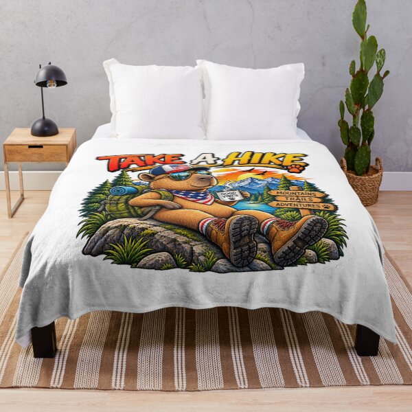 Item preview, Take a Hike Capybara – Funny Hiking & Outdoor Adventure Design designed and sold by HubCreates.