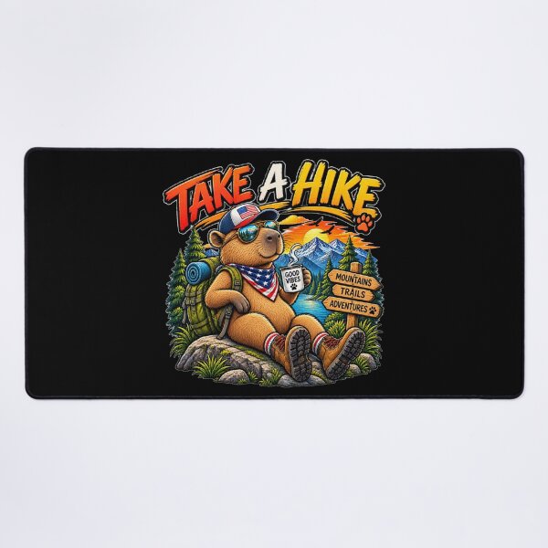 Item preview, Take a Hike Capybara – Funny Hiking & Outdoor Adventure Design designed and sold by HubCreates.