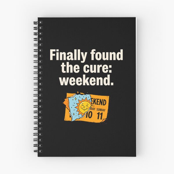 Item preview, Cure Weekend designed and sold by Brain Fog Lab.