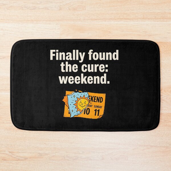 Item preview, Cure Weekend designed and sold by Brain Fog Lab.