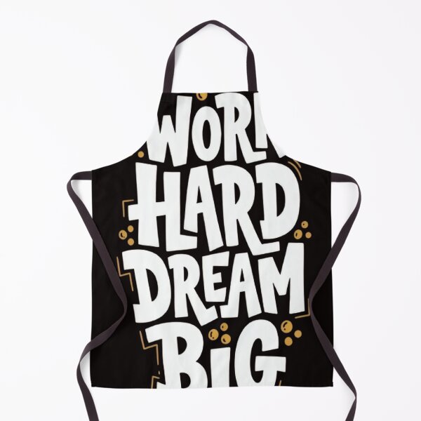 Item preview, Work Hard Dream Big - Vintage Retro Typography Quote designed and sold by UniqYou.