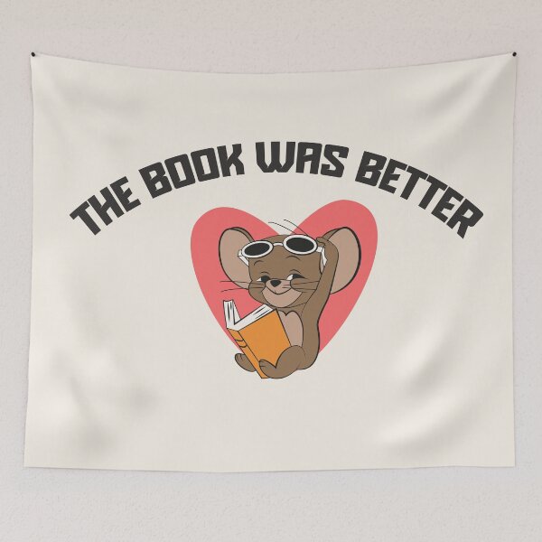Item preview, The Book Was Better Illustration designed and sold by beboplab.