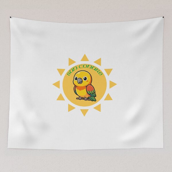 Item preview, Sun Conure cute parrot in the sun designed and sold by ewicraft.