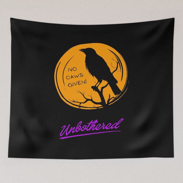Item preview, Unbothered Moonlight Crow designed and sold by threadsjam.