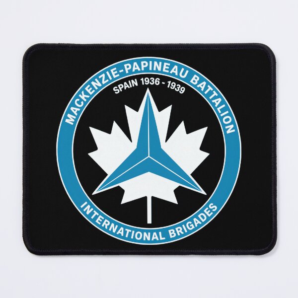 Item preview, Mackenzie Papineau Battalion International Brigades Antifascist Emblem Print designed and sold by PinUpPizzazz.