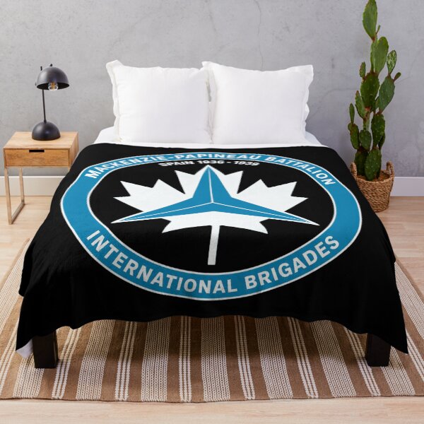 Item preview, Mackenzie Papineau Battalion International Brigades Antifascist Emblem Print designed and sold by PinUpPizzazz.