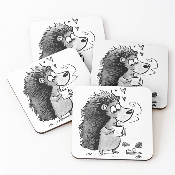 Item preview, Coffee with a Hedgehog designed and sold by Grasdal.