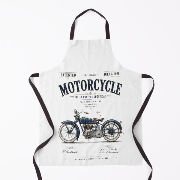 Item preview, 1928 W. S. Harley Motorcycle Patent – Vintage Motorcycle Art Inspired by the Original Patent Art designed and sold by thepatentstudio.