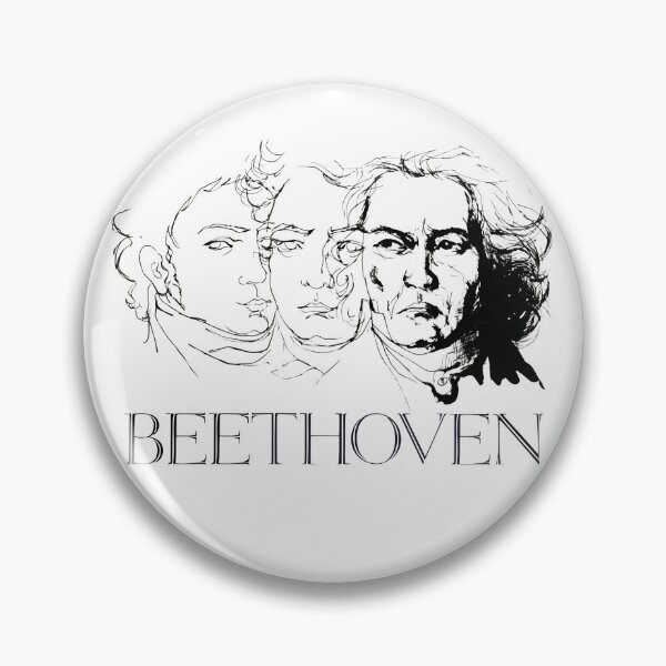 Item preview, Ludwig van Beethoven Portraits Vintage Classical Music Collage designed and sold by TheGreatGildy.