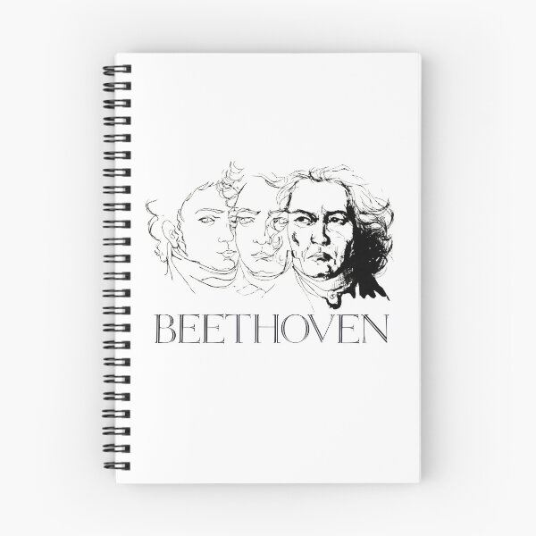 Item preview, Ludwig van Beethoven Portraits Vintage Classical Music Collage designed and sold by TheGreatGildy.