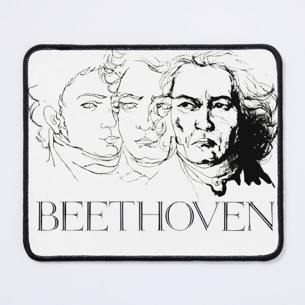 Item preview, Ludwig van Beethoven Portraits Vintage Classical Music Collage designed and sold by TheGreatGildy.