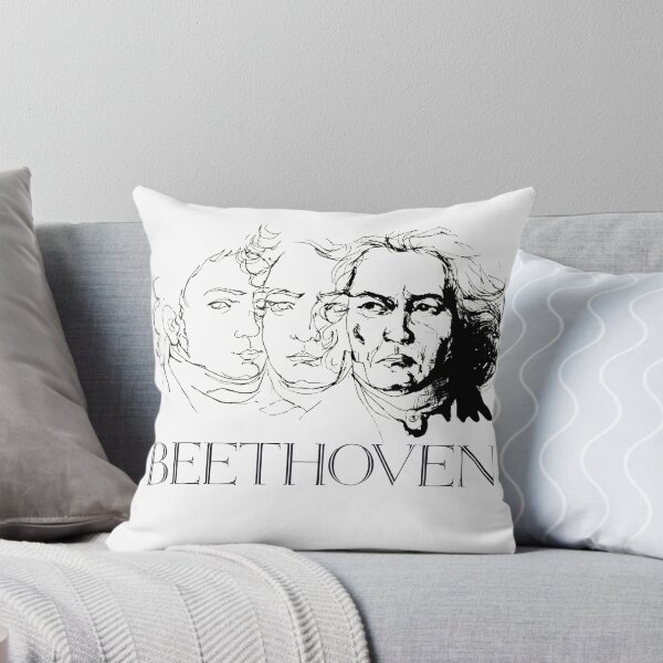 Item preview, Ludwig van Beethoven Portraits Vintage Classical Music Collage designed and sold by TheGreatGildy.