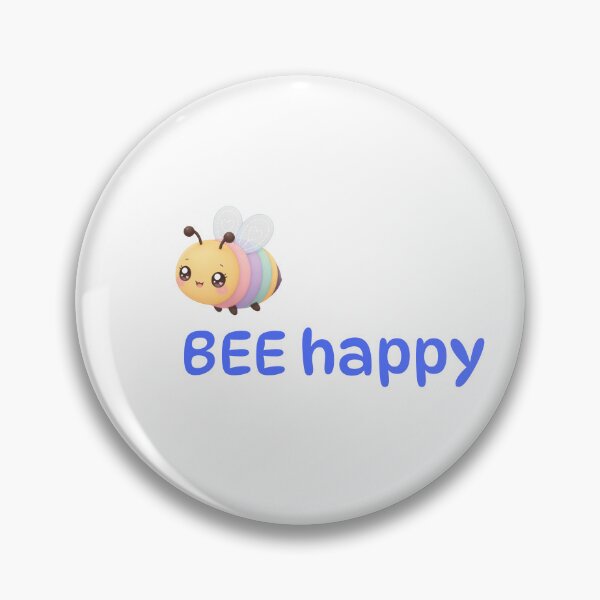 Item preview, Cute Pastel Bee Happy Kawaii Bumblebee designed and sold by Inka Moon Design.
