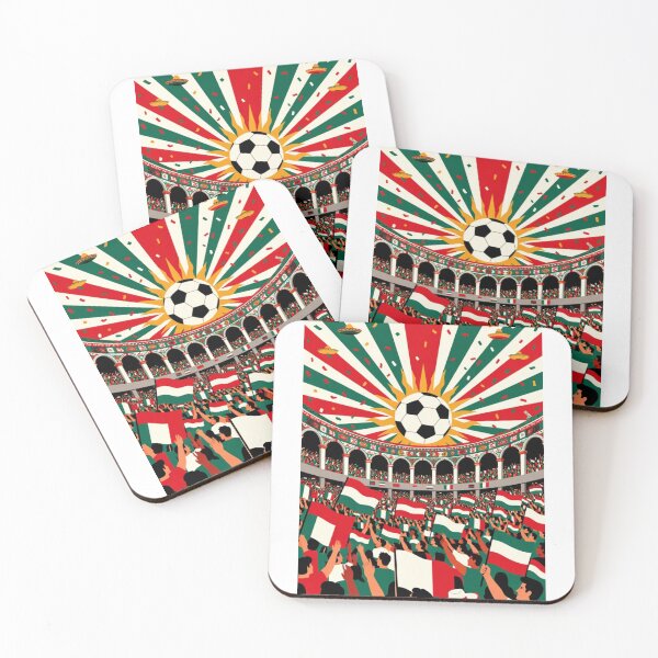 Item preview, Mexico Soccer Celebration Stadium Crowd Art designed and sold by Nexus Space.