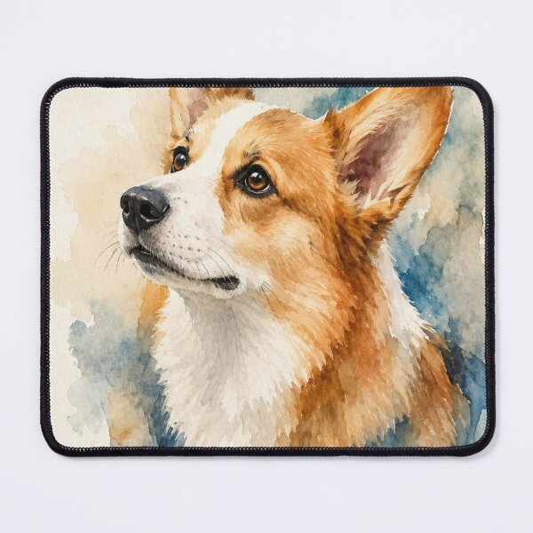 Item preview, Cute Corgi Watercolor Portrait – Dog designed and sold by Petsthetic.