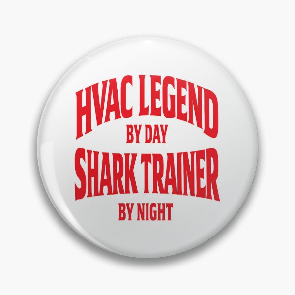 Item preview, HVAC Legend By Day, Shark Trainer By Night - HVAC Humor Design designed and sold by FrozenHeat97.