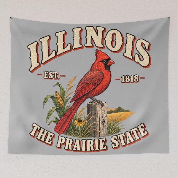 Item preview, Illinois Cardinal Vintage designed and sold by radiogalaxy.